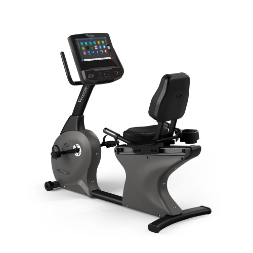 HuNanJOHNSON VISION R60E Commercial Gym Touchscreen Version Horizontal Fitness Bike